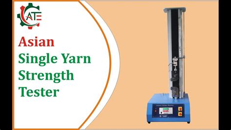 Yarn Strength Tester fabrication|yarn strength tester principle.